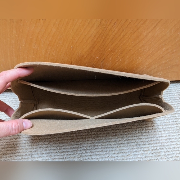 Handbag insert organizer felt beige - Picture 3 of 6